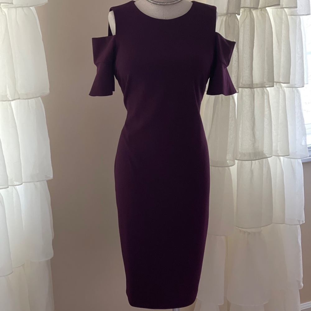 CALVIN KLEIN open shoulders dress - Picture 2 of 9